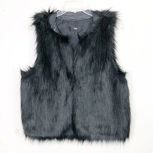 𝅺Massimo Faux fur black vest